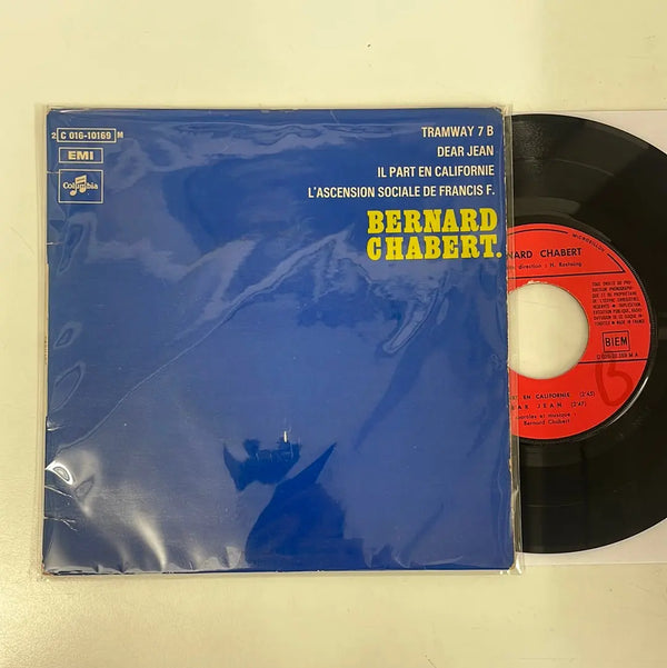 Bernard Chabert - Il part en Californie - EMI/columbia FR 1969 1st press VG/VG