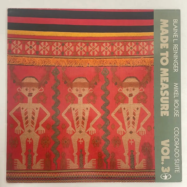 Blaine L. Reininger/Mikel Rouse - Colorado Suite / Made to measure Vol.3 - Crammed Discs BE 1984 1st press NM/VG+