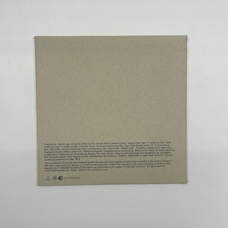 Blur (Banksy) - Think tank CD - Parlophone UK 2003 1st press NM/NM