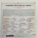 Chansons populaires de Turquie avec les artistes de la Fondation du Folklore Turc - Pathé/EMI FR 1966 1st press VG+/VG+