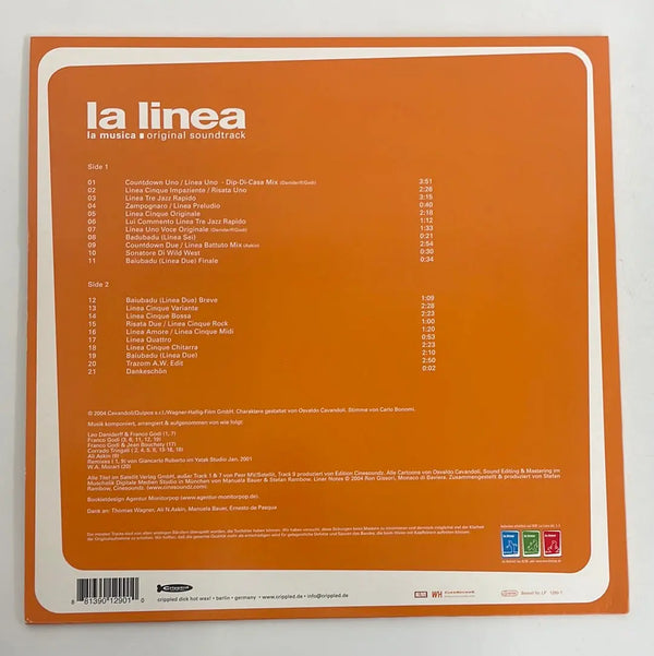 Franco Godi & Corrado Tringali - La Linea: la musica o.s.t. - Crippled Dick Hot Wax DE 2004 1st press NM/NM