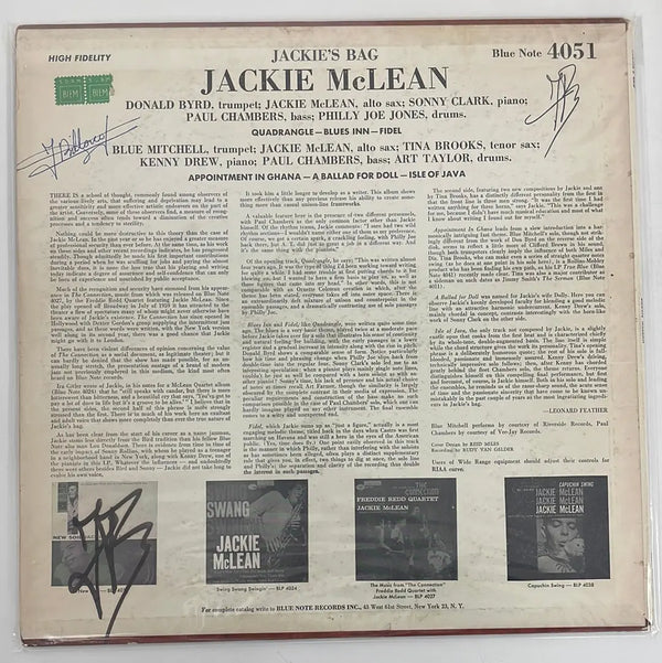 Jackie McLean - Jackie's bag - Blue Note US 1961 1st press VG/VG+