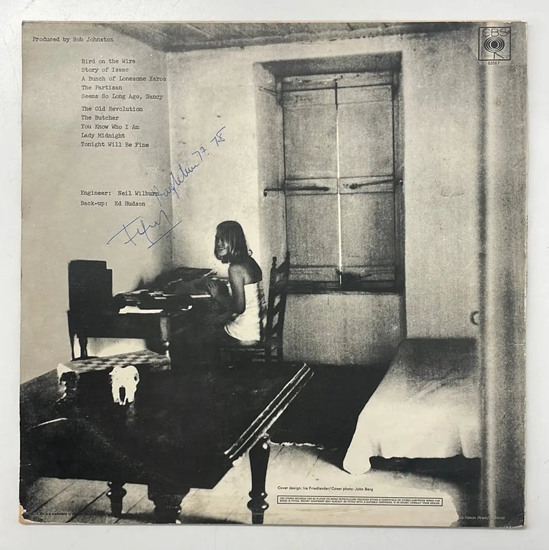 Leonard Cohen - Songs from a room - CBS UK 1969 1st press VG+/VG+
