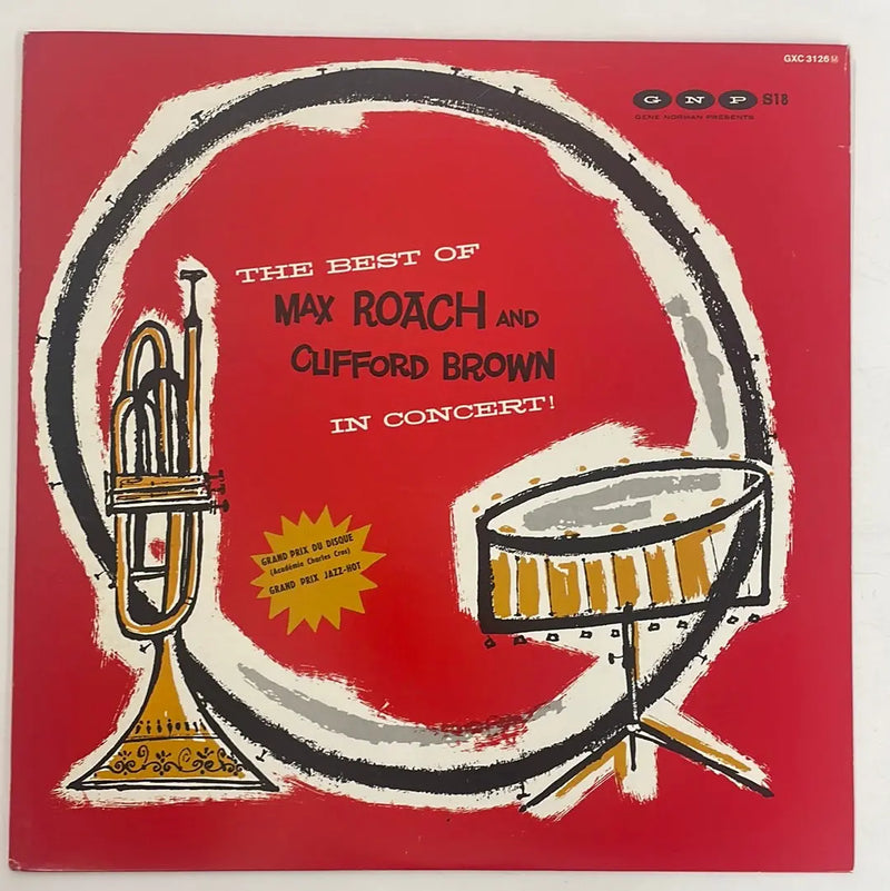 Max Roach and Clifford Brown - The best of in concert - GNP Crescendo JP 1976 NM/VG+
