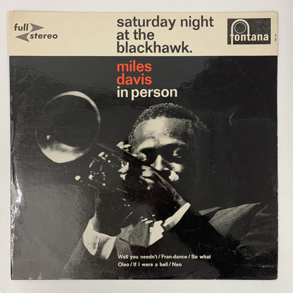 Miles Davis "Miles Davis in Person, Saturday Night at the Blackhawk, San Francisco, Volume 2" (Fontana, Netherlands, 1964)