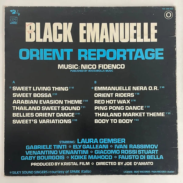 Nico Fidenco - Black Emmanuelle en Orient o.s.t. - Sinus Music BE 1976 1st press NM/VG+