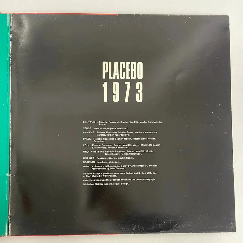 Placebo - 1973 - CBS BE 1973 1st press VG+/VG+