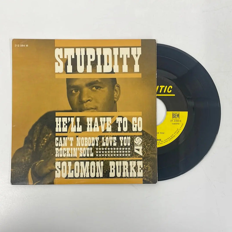 Solomon Burke - Stupidity - Atlantic FR 1964 1st press VG+/NM