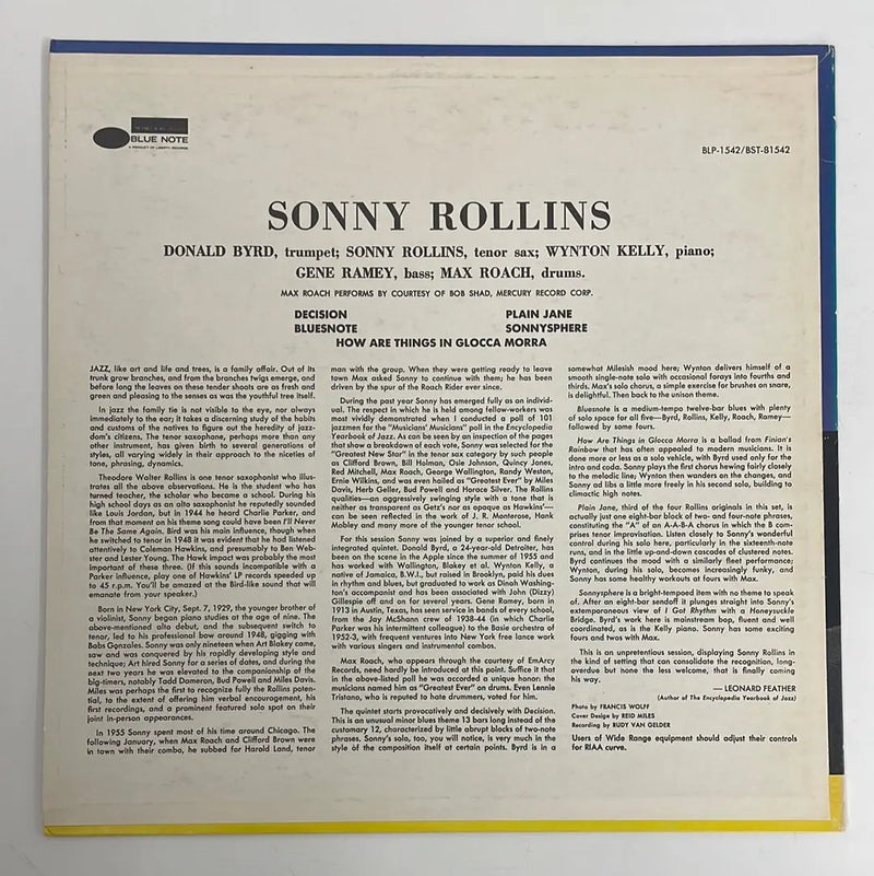 Sonny Rollins - Blue Note US 1971 NM/VG+