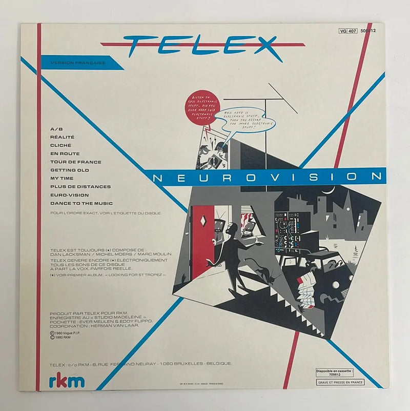 Telex - Neurovision - Vogue FR 1980 1st press NM/VG+