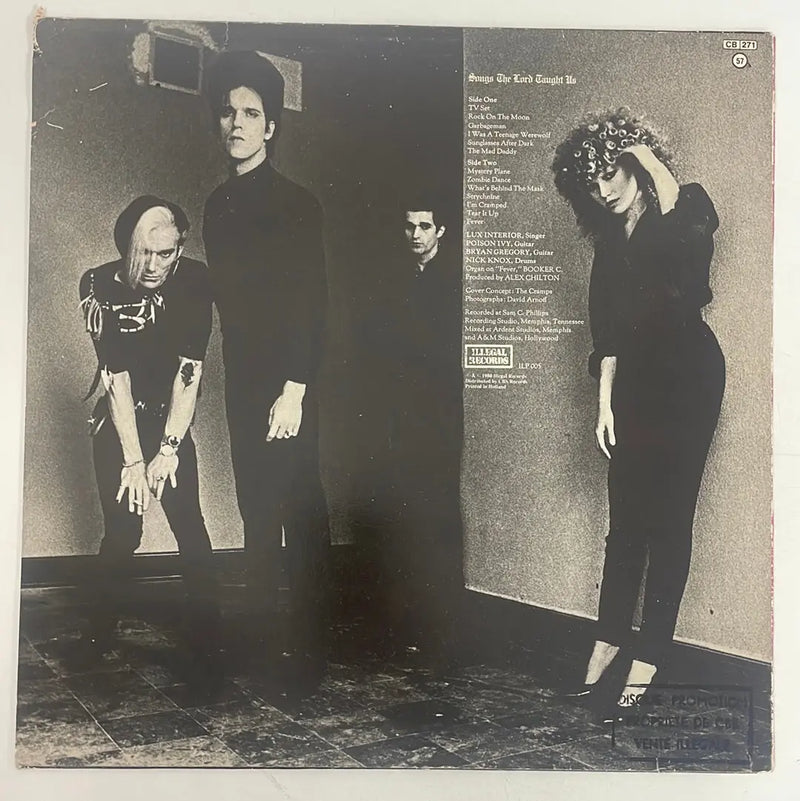 The Cramps - Songs the Lord taught us - Illegal Records EU 1980 1st press NM/VG+