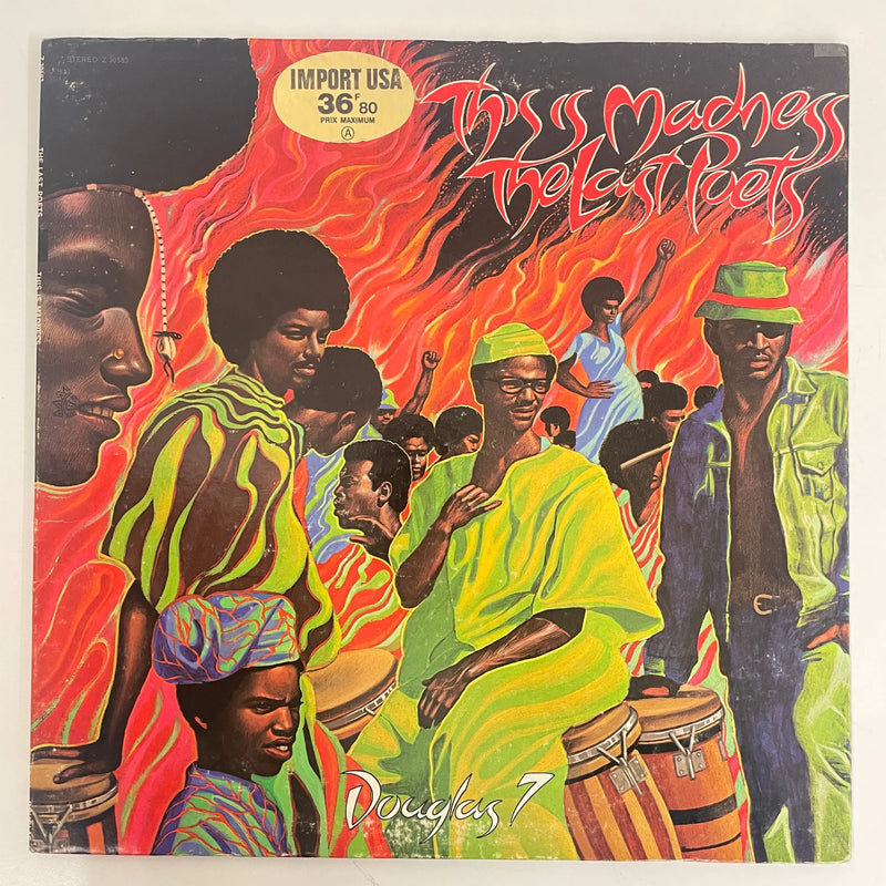The Last Poets - This is madness - Douglas US 1971 1st press VG+/VG+