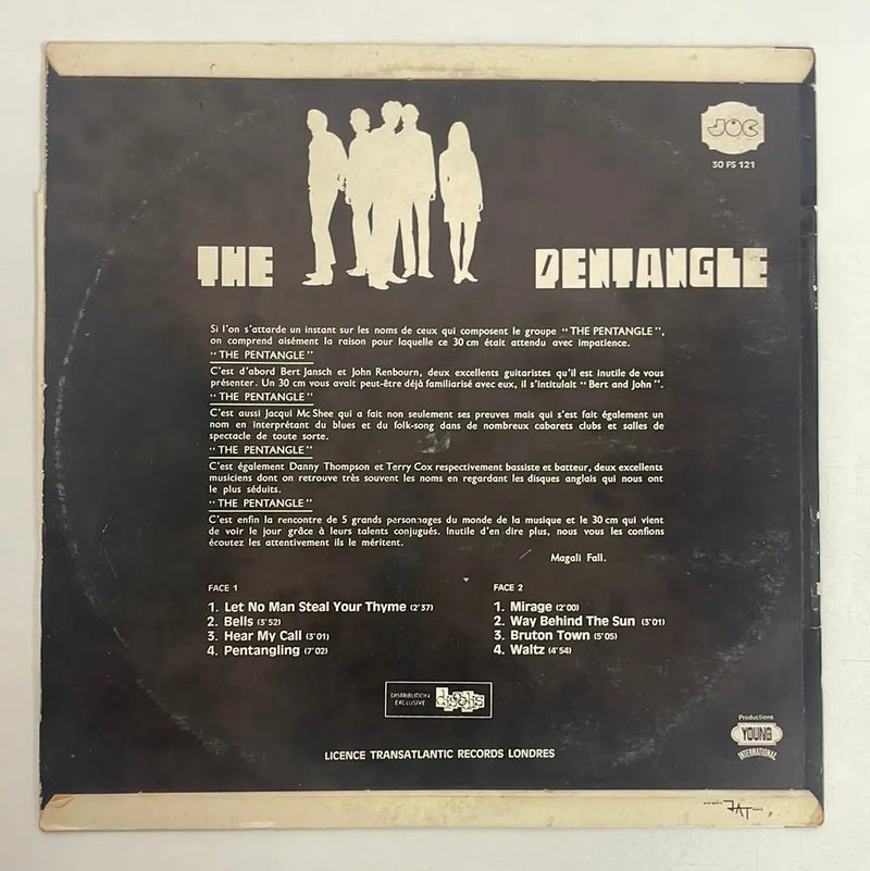 The Pentangle - JOC FR 1968 1st press VG/VG