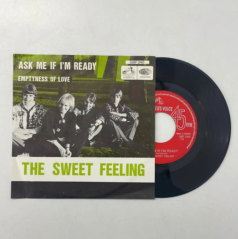 The Sweet Feeling - Emptyness of love/Ask me if I'm ready - His Master's Voice BE 1968 1st press VG+/VG+