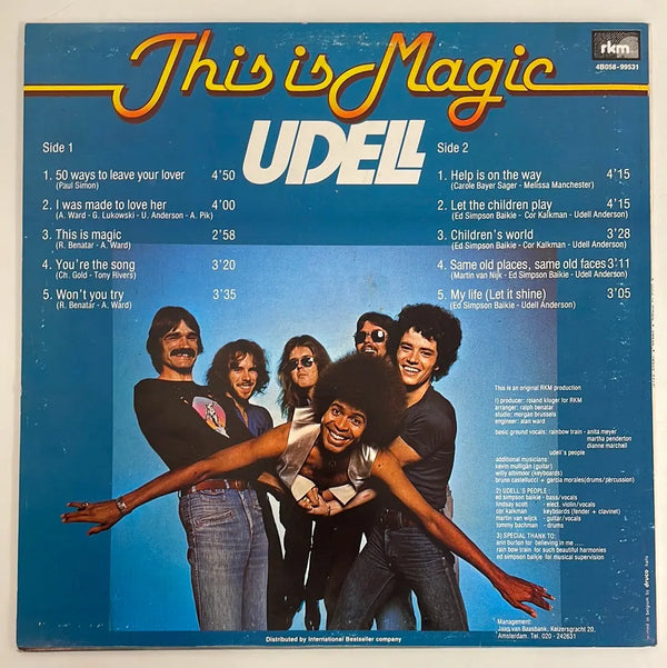Udell - This is magic - RKM BE 1977 1st press NM/VG+
