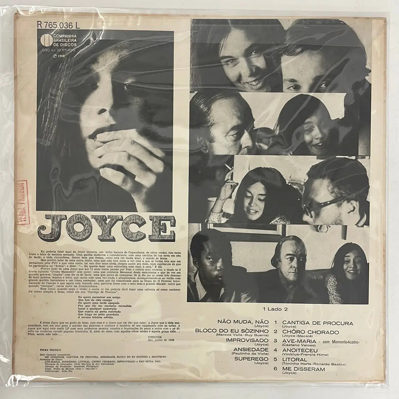 Joyce - Philips BR 1968 1st press VG+/VG+