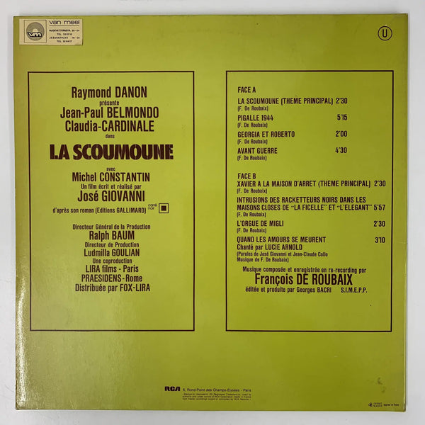 François de Roubaix "La scoumoune (OST)" (CAM Recording, France, 1972) NM/VG+