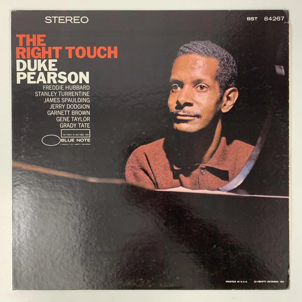 Duke Pearson "The Right Touch" (Blue Note, US, Stereo, 1967) NM/VG+