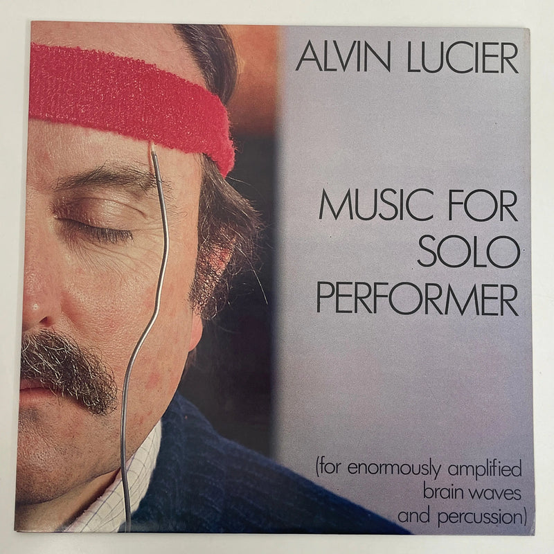 Alvin Lucier - Music for solo performer - Lovely Music US 1982 1st press NM/NM - SEYMOUR KASSEL RECORDS