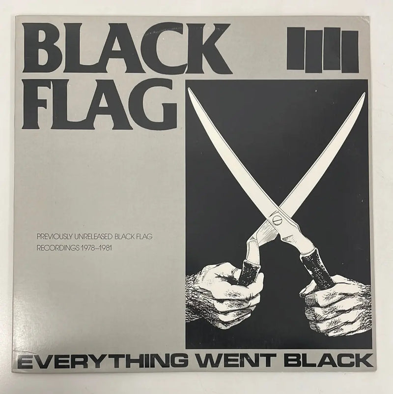 Black Flag - Everything went black - SST Records US 1990 NM/VG+