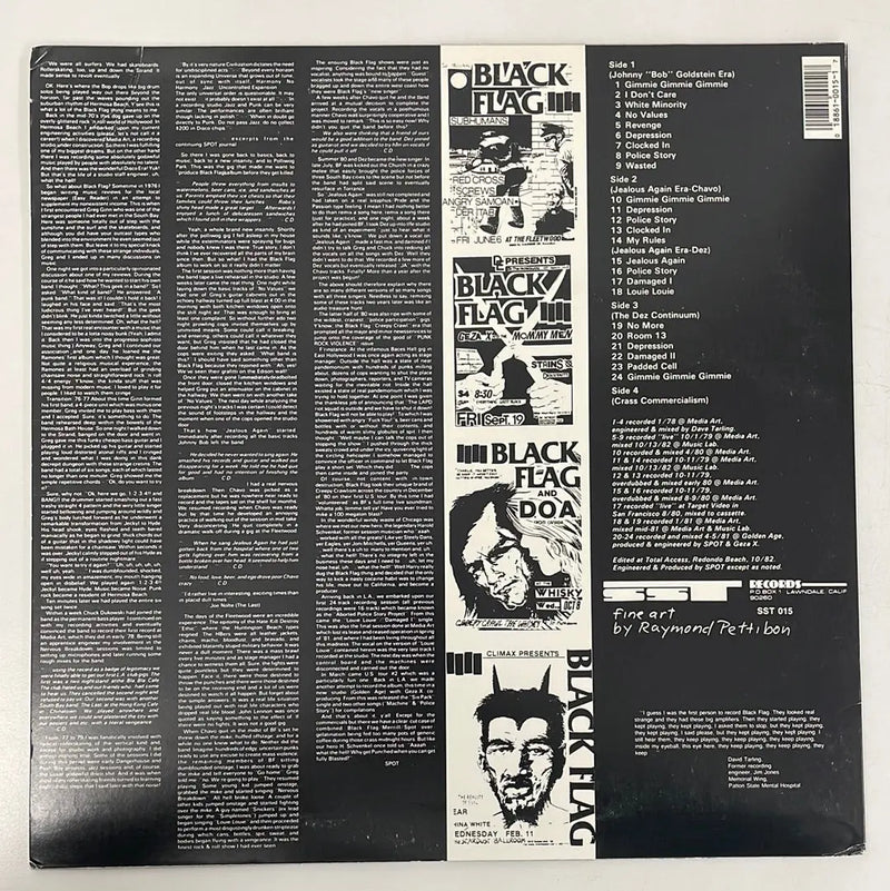 Black Flag - Everything went black - SST Records US 1990 NM/VG+