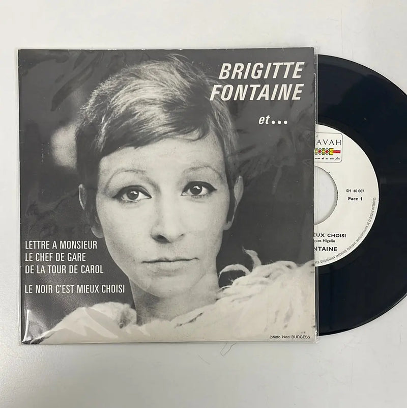 Brigitte Fontaine - Lettre à Monsieur le chef de gare de la tour de Carol - Saravah FR 1969 1st press VG+/VG+
