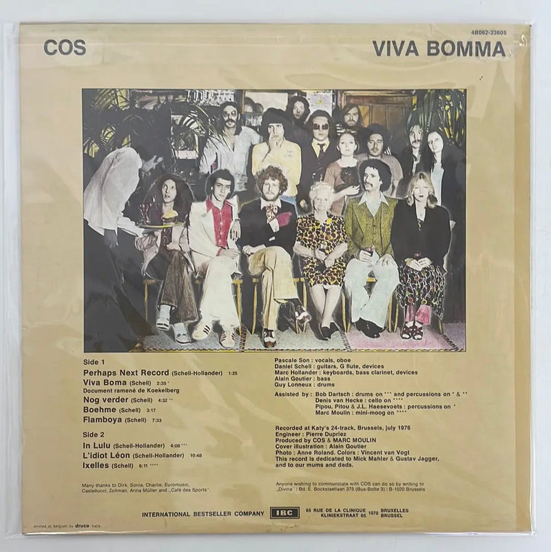 Cos - Viva Boma - Best Seller BE 1976 1st press VG+/VG+