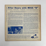 Dinah Washington - After hours with Miss D - EmArcy US 1954 1st press VG+/VG+