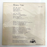 Henry Cow - The Henry Cow legend - Virgin UK 1973 1st press NM/VG+ Vinyl - SEYMOUR KASSEL RECORDS