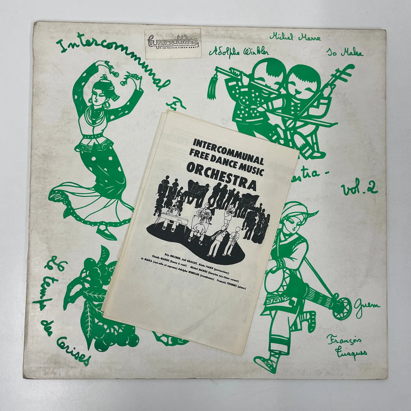 Intercommunal Free Dance Music Orchestra - Vol. 2 - Les Temps des Cerises FR 1974 1st press VG+/VG+