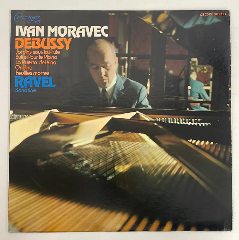 Ivan Moravec/Debussy/Ravel - Jardins sous la pluie/Suite pour le piano... - Connoisseur Society US 1969 1st press NM/VG+