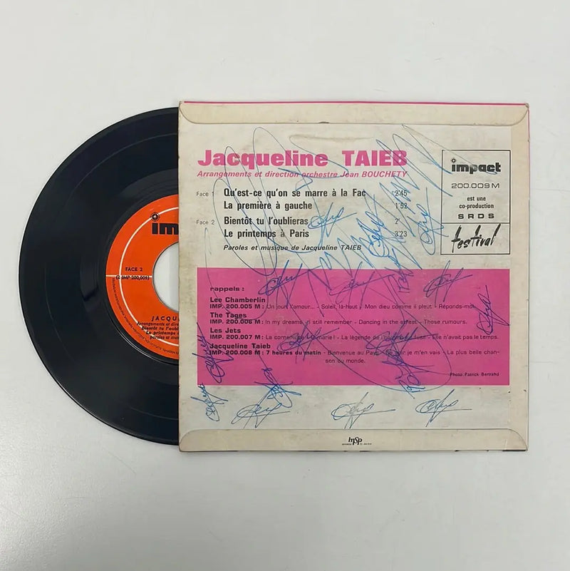 Jacqueline Taïeb - Qu'est-ce qu'on se marre à la fac - Impact FR 1967 1st press VG/VG