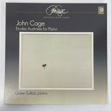 John Cage/Grete Sultan - Etudes Australes for piano - Wergo DE 1987 1st press NM/NM