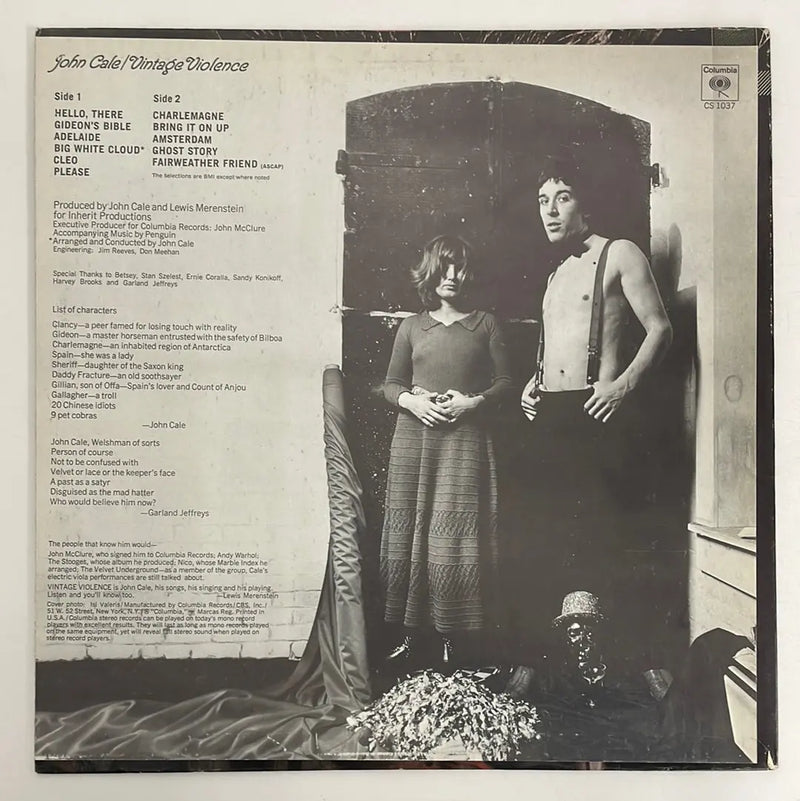 John Cale - Vintage Violence - Columbia US 1970 1st press VG+/VG+