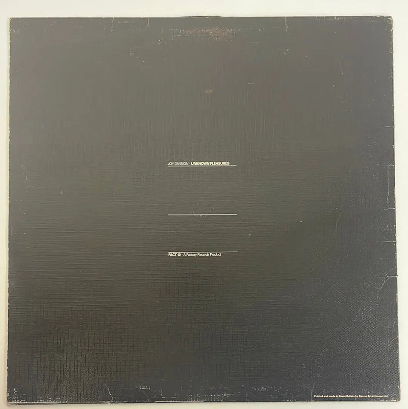 Joy Division - Unknown Pleasures - Factory UK 1979 1st press VG+/VG+