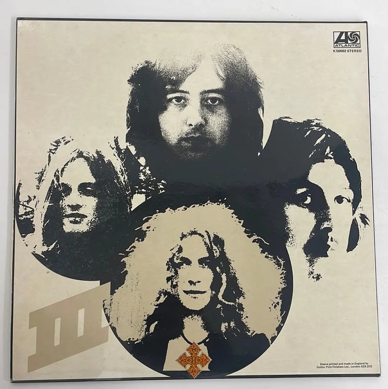 Led Zeppelin - III - Atlantic BE 1972 VG+/VG+