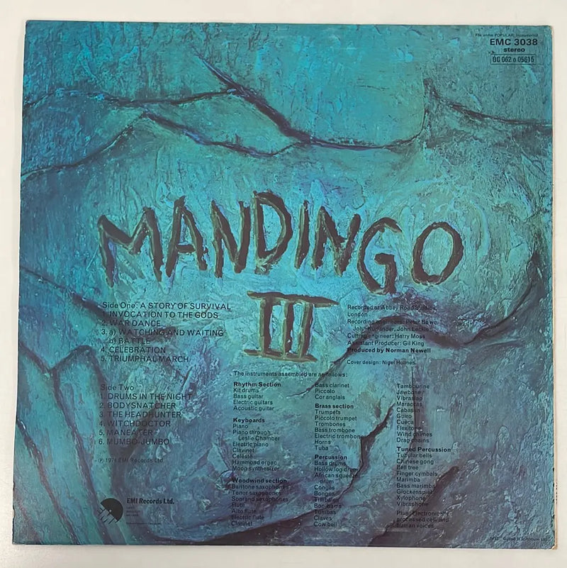 Mandingo - III - EMI UK 1974 1st press NM/NM