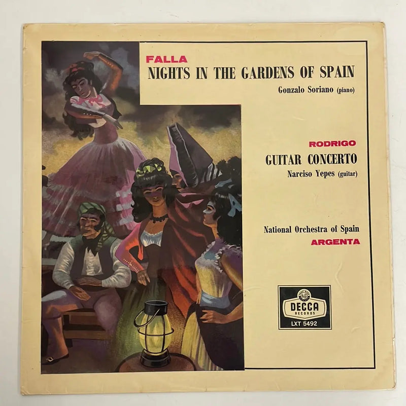 Manuel de Falla - Nights in the gardens of Spain - Decca UK 1959 VG+/VG+
