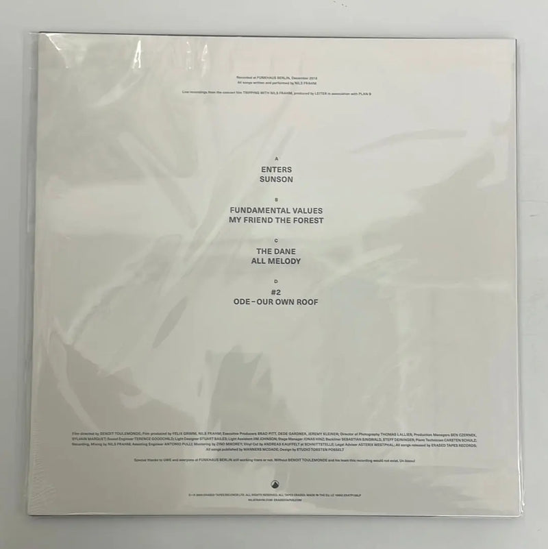 Nils Frahm - Tripping with - Erased Tapes EU 2020 1st press M/M