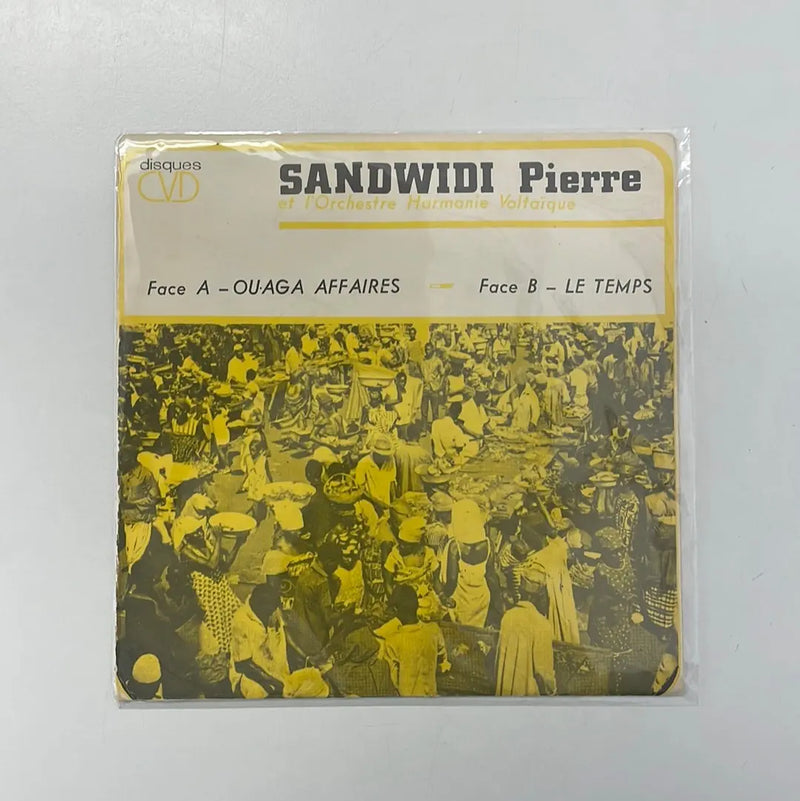 Pierre Sandwidi et l'Orchestre Harmonie Voltaïque - Ouaga affaires/Le temps - Disques CVD Upper Volta 1976 1st press VG/VG+