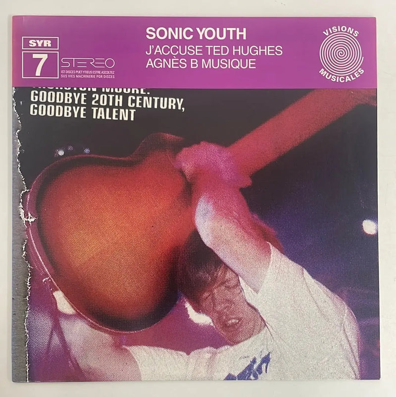 Sonic Youth - J'accuse Ted Hughes/ Agnès B Musique - Perspectives Musicales US 2008 1st press NM/NM