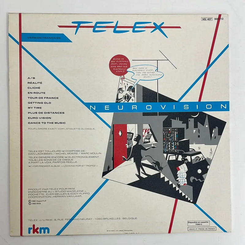 Telex - Neurovision - Vogue FR 1980 1st press VG+/VG+