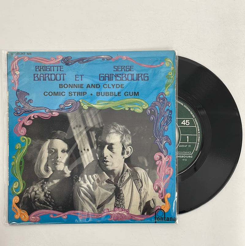 Serge Gainsbourg - Bonnie and Clyde - Philips FR 1968 1st press VG+/VG+ SEYMOUR KASSEL RECORDS